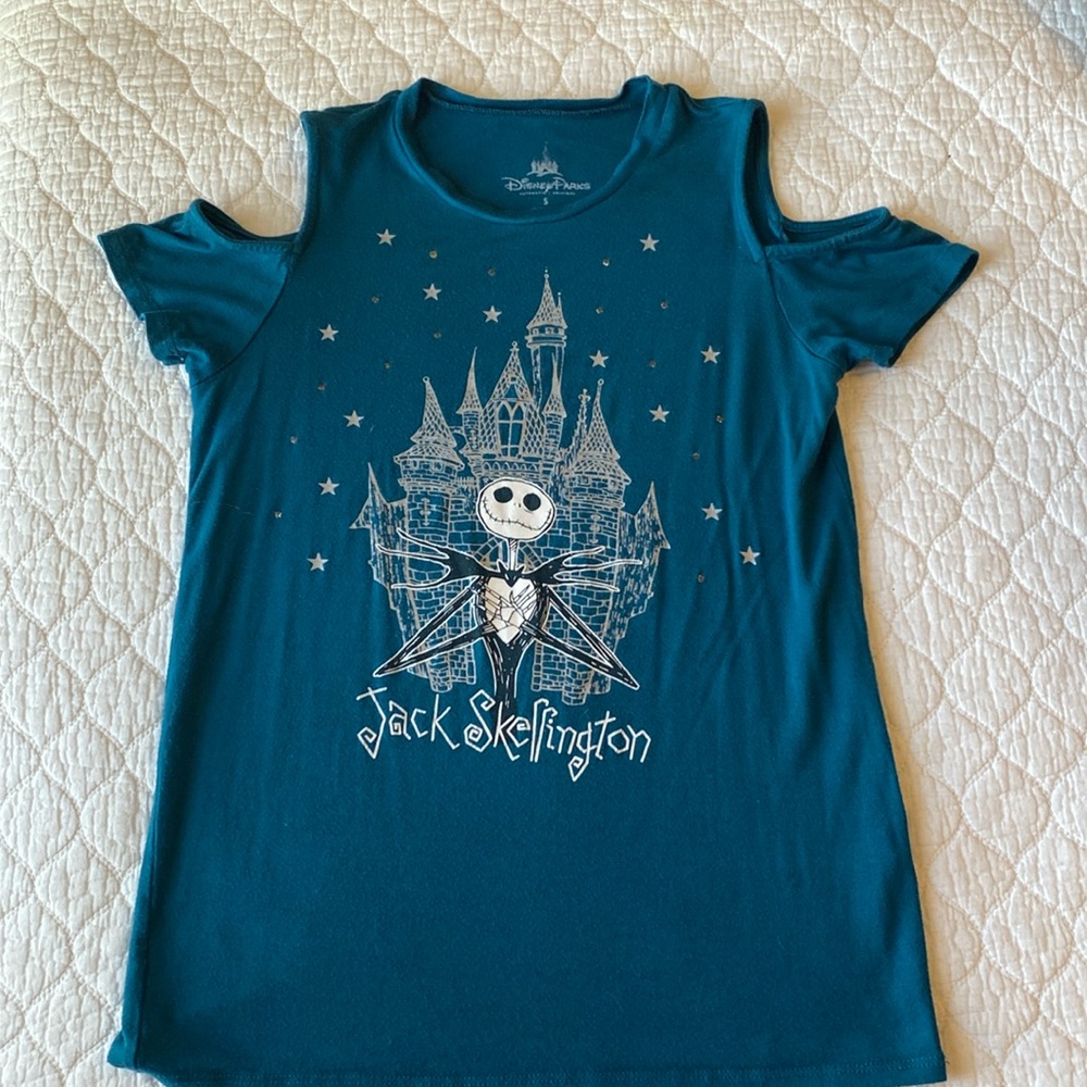 Girls Size S Disney Parks Jack Skellington Shirt